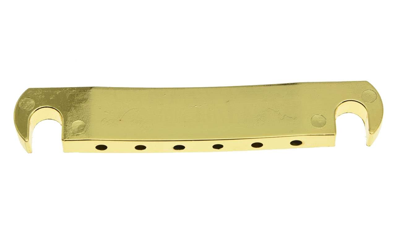 LP Guitar Tune-o-Matic Tailpiece Stop Bar for Les Paul SG Gold
