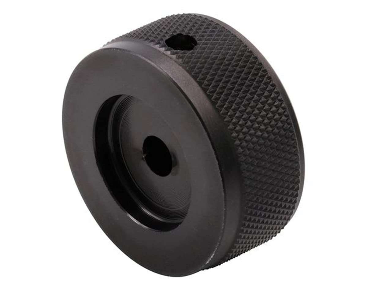 Szliyands 35 x 16 mm Solid All-Aluminum knob High-Precision CNC Machining Bile Amplifier Volume Potentiometer knob Cap (Black)