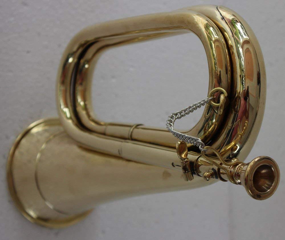 Bugle Nicely Tuned Golden - With Case Mouthpiece