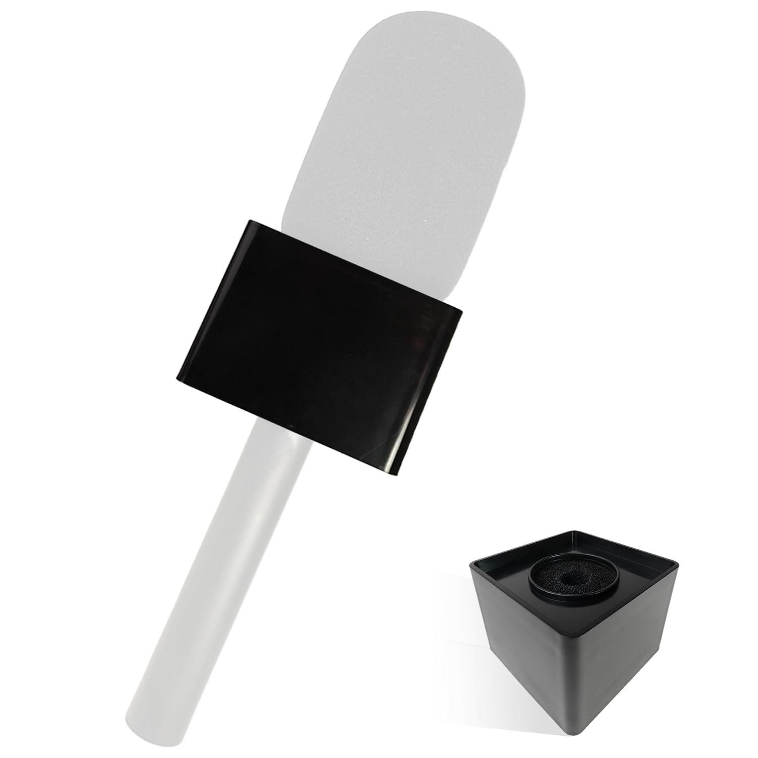 Movo Hmf-1 Abs Mic Flag - Add Your Logo - Compatible With Rode Interview Go Wmx-Hm - Microphone Flag Perfect For Interviews, Vlo