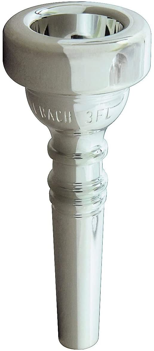 Bach 3423 Silver Plated 3 Cup Flugelhorn Mouthpiece, Deep