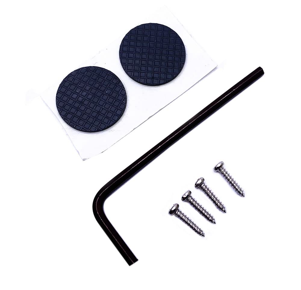 TUOREN Dual-Brass-Rod Tremolo Stabilizer Stopper Kit Compatible with Floyd Rose and other Floating Guitar Bridge Tremolo Bridge