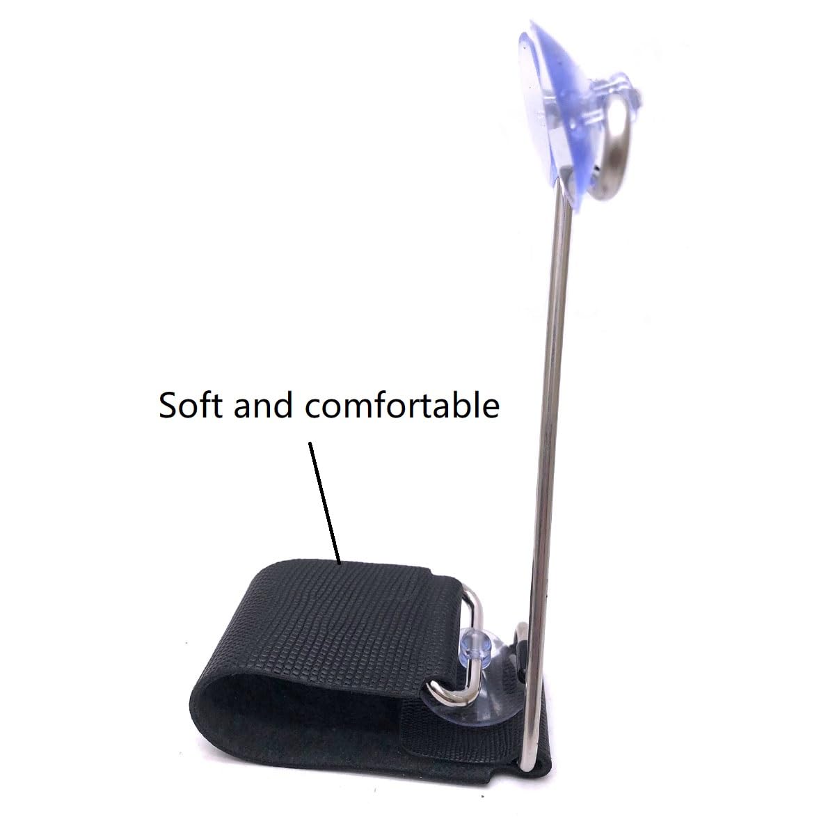 TUOREN Guitar Balance Support - Leather Classical Rest, Z Shape Foot Stool Strap, Professional Lifter Leg Rest Bracket for Playe