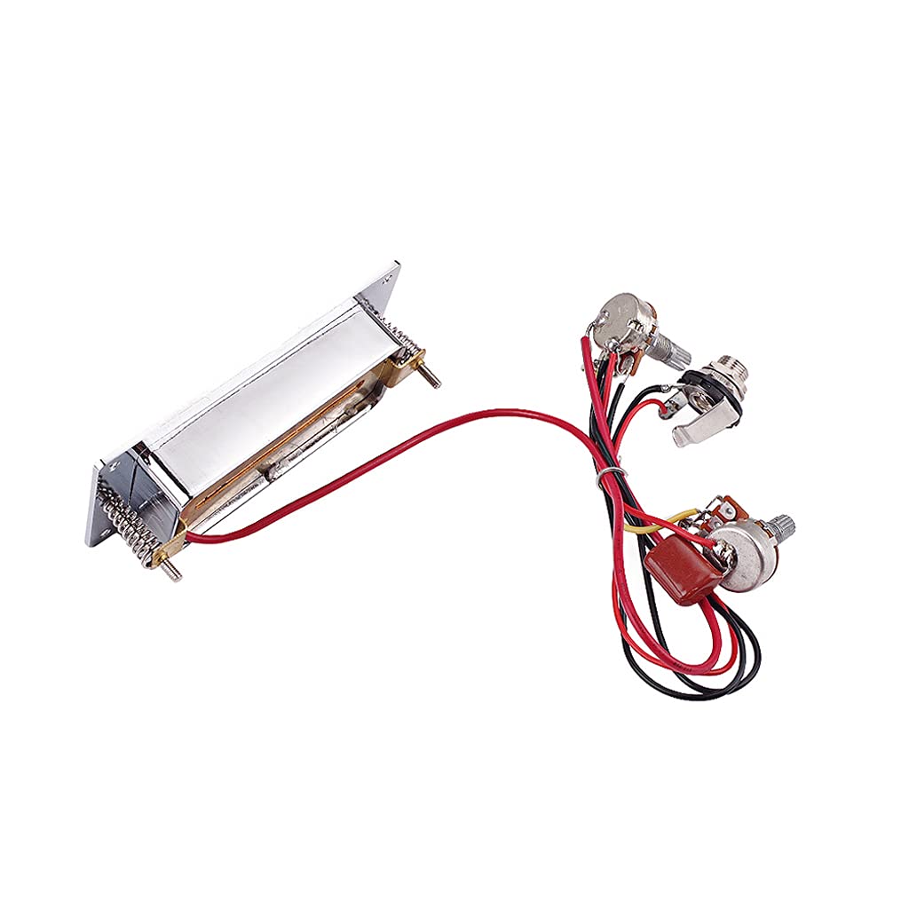 Alnicov Dual Coil Closed Humbucker,Pre-Wired Pickup Harness Kit with 500K Volume Tone Jack for Electric Guitar