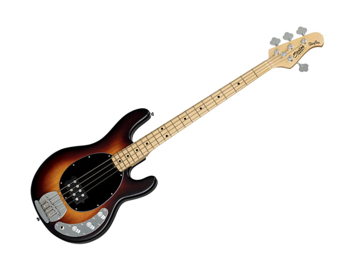 Sterling by Music Man StingRay Ray4 Bass Guitar in Vintage Sunburst Satin
