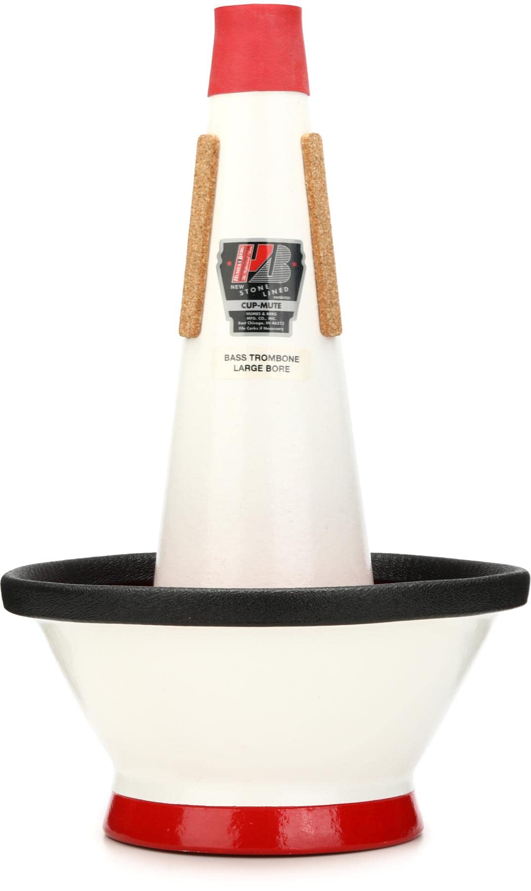 Humes & Berg Mute New Stone Lined Cup 199 Bass Trombone Large
