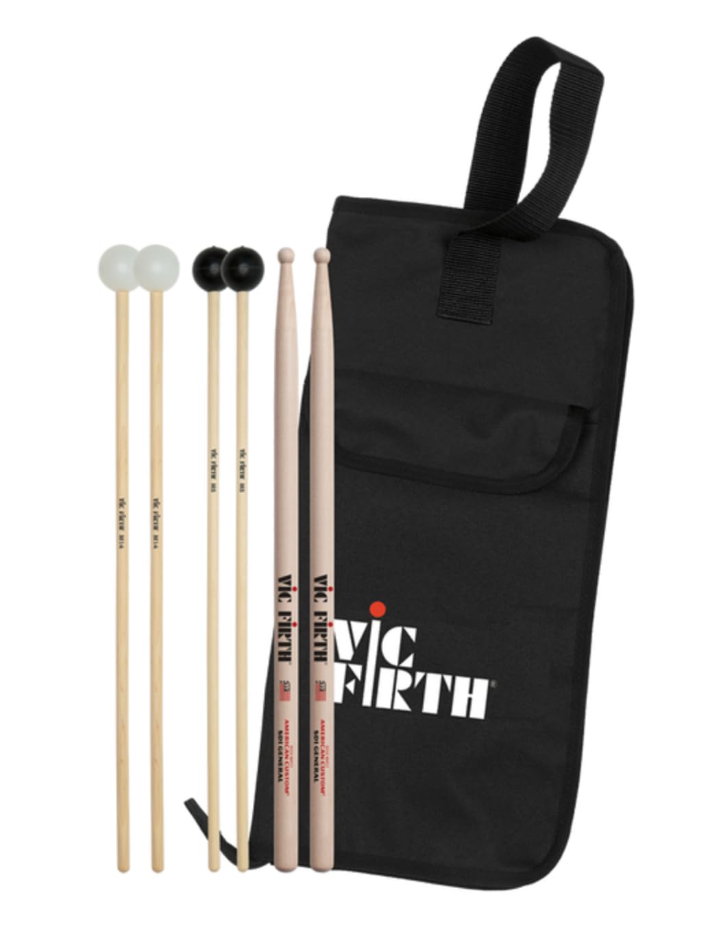 Vic Firth Elementary Education Pack (Includes Sd1, M5, M14, Bsb)