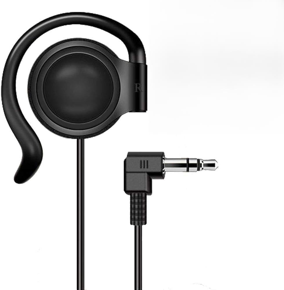 EXMAX 3.5mm Single Side Earphone Earbud Over Ear Headphone for EXD-101 ATG-100T EX-200N EX-100 Wireless Tour Guide Receiver Tour