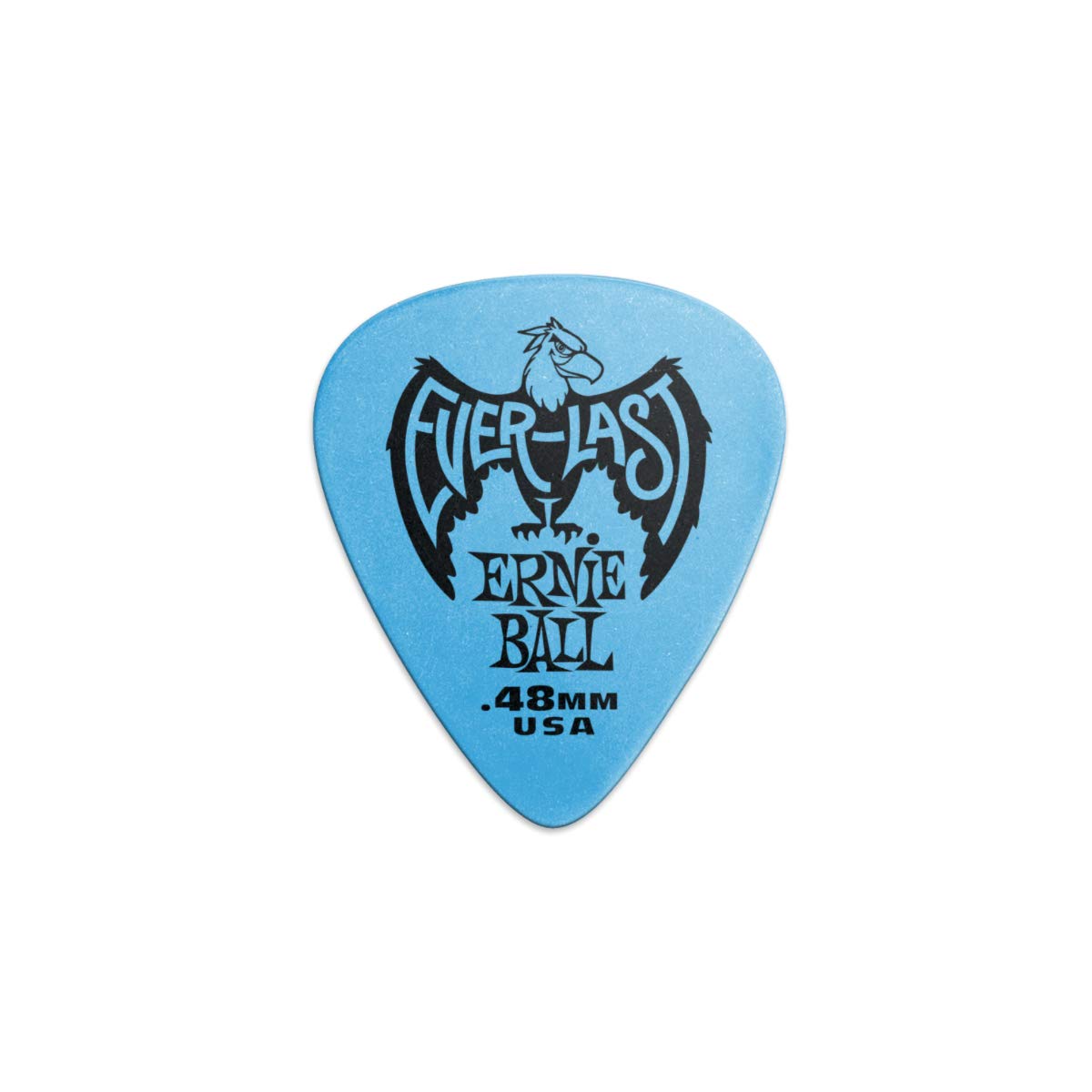Ernie Ball Everlast Guitar Picks, Blue 48Mm, 12-Pack (P09181)