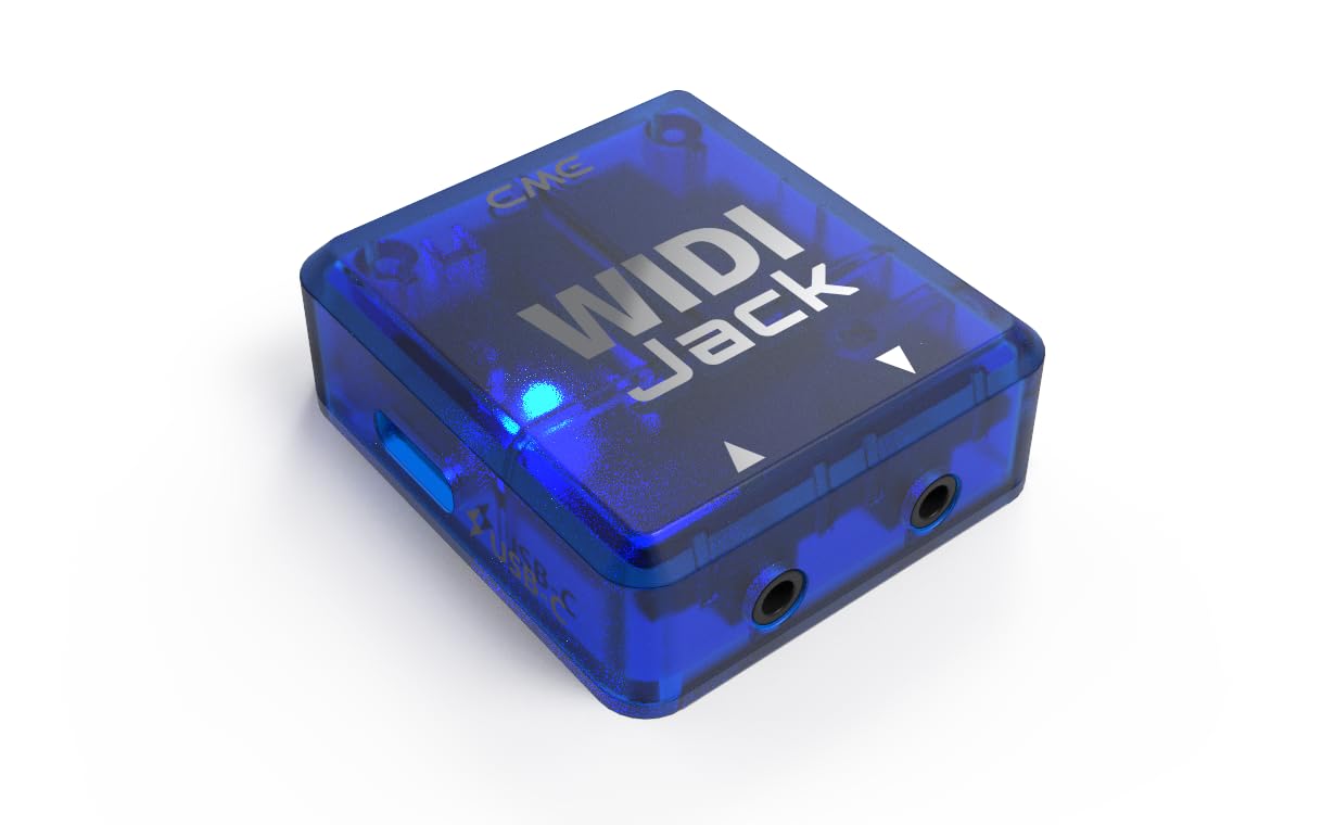 CME WIDI Jack - Wireless MIDI Ultra Low Latency Bluetooth MIDI Interface replace MIDI interface and USB to MIDI cables for Synth