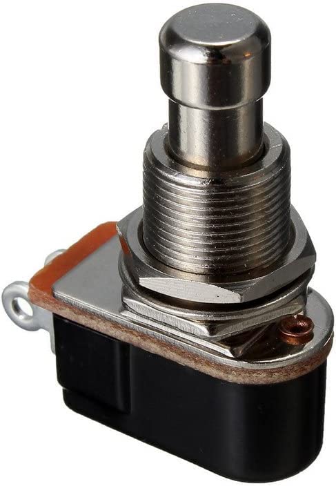 Gebildet 2pcs Momentary Soft Touch Foot Switch Normally Open SPST 2 PIN Stomp Box Push Button Footswitch for Guitar Effect Pedal