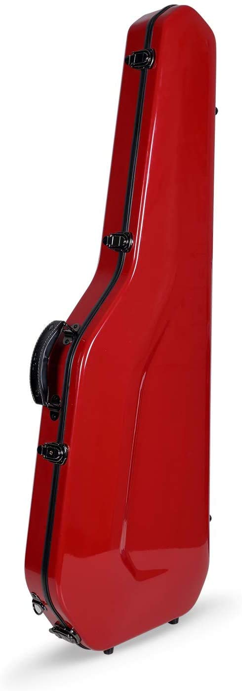 Crossrock Telecaster And Stratocaster Style Fiberglass Red Electric Guitar Case