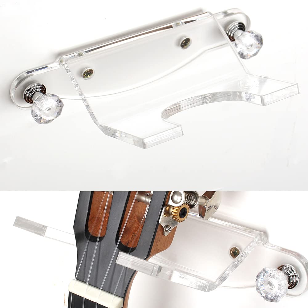 Wanlian Guitar Wall Mount,Guitar Hanger Wall Mount Guitar Wall Hhangers Acrylic Guitar Stand Guitar Hanger Wall Hook Holder Stan