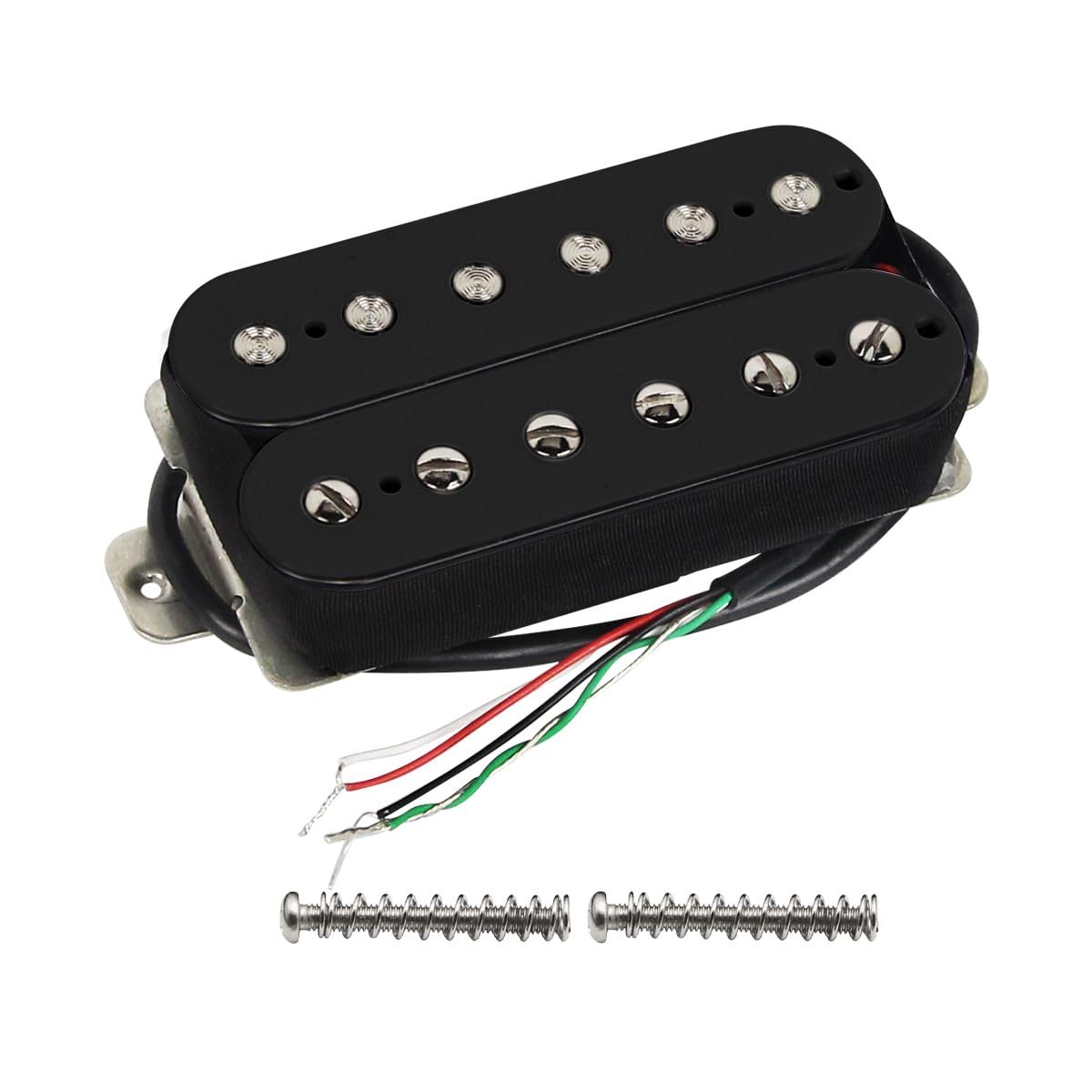 Fleor Electric Guitar Humbucker Pickups Bridge Alnico 5 Pickup Black