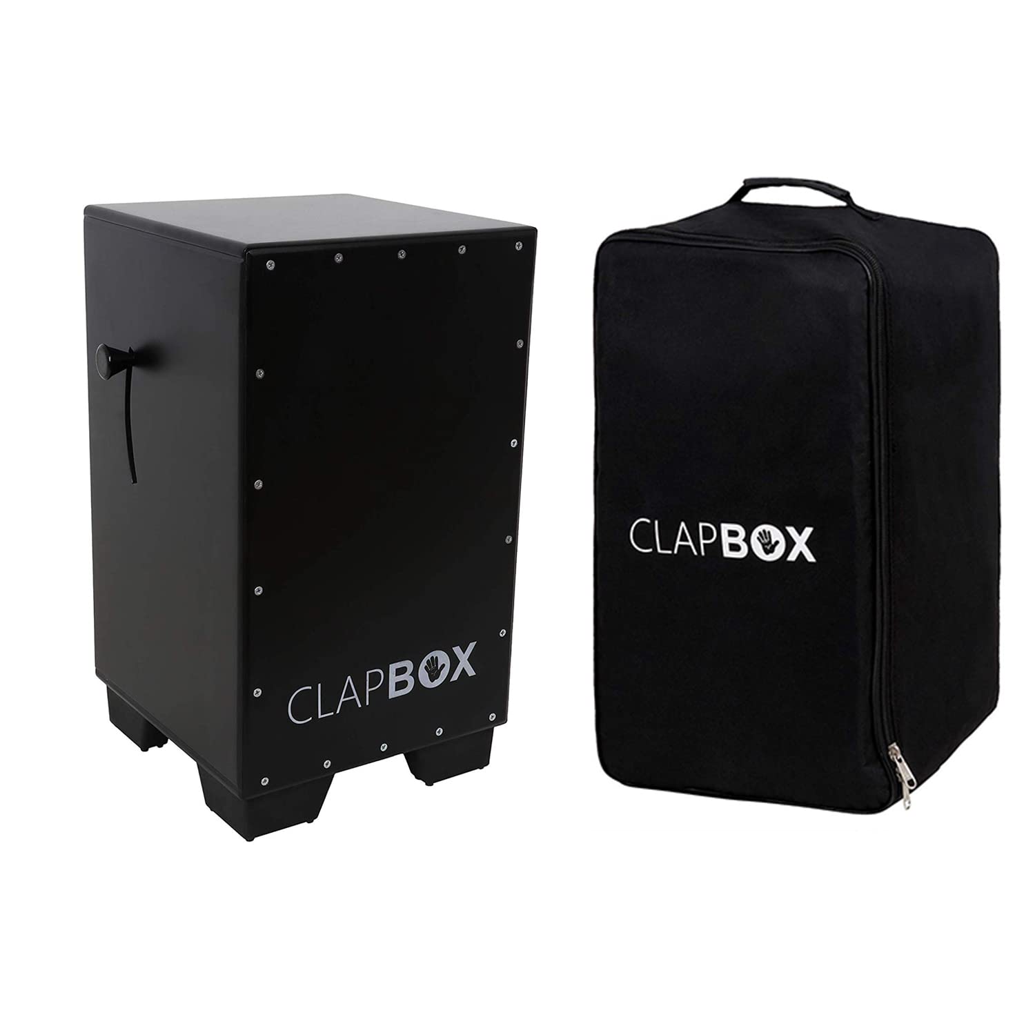 Clapbox Adjustable Snare Cajon Cb50 With Bag- Oak Wood, (H:50 W:30 L:30) - 3 Internal Snares