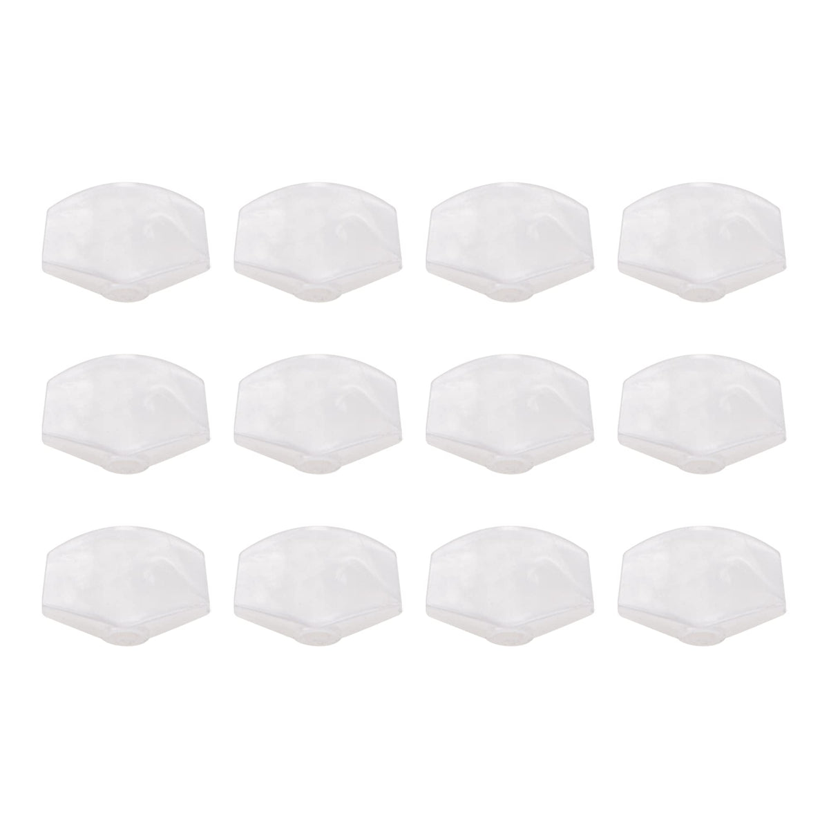 12Pcs Yootones Guitar Tuner Machine Head Buttons Tuning Key Square Buttons Compatible With Guitar Accessories (White Pearl)