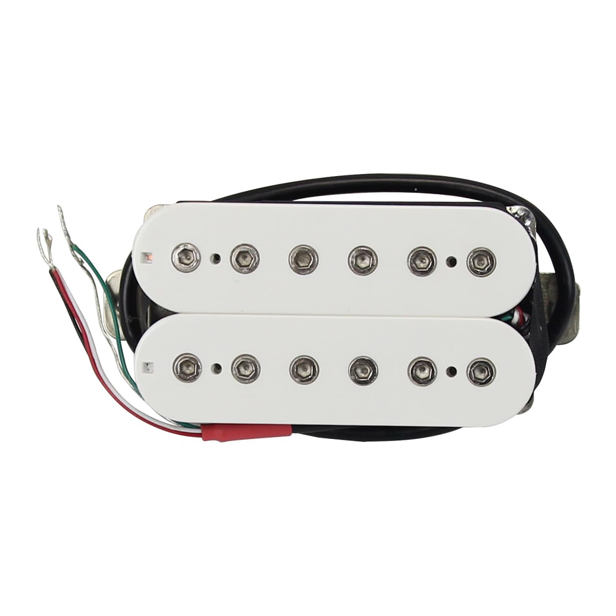 FLEOR Alnico 5 Electric Guitar Neck Pickup Double Coil Humbucker Pickups-White