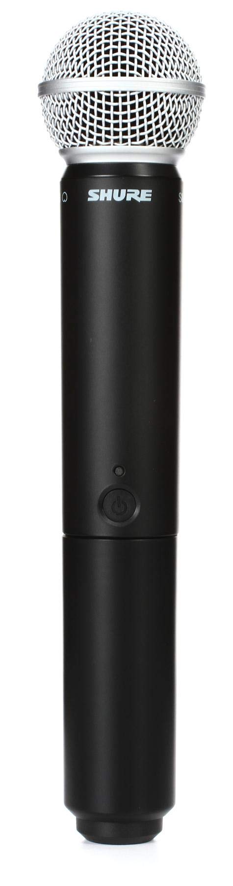 Shure BLX2/SM58 Handheld Transmitter with SM58 Vocal Mic Capsule - for use with BLX Wireless Microphone Systems, Receiver Sold S