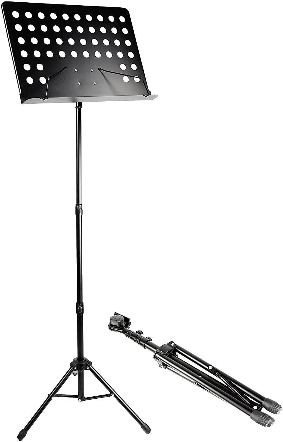 Techtest Musical Instrument Music Sheet Stand For Singing Book Notes Holder Notation Singer Musicians Script Reading Bookstand F