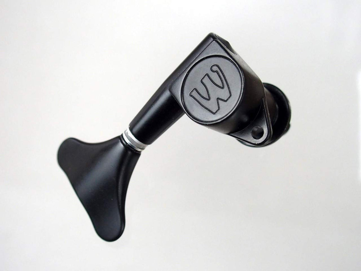 Warwick Replacement Bass Guitar Tuner, Black, Treble Side
