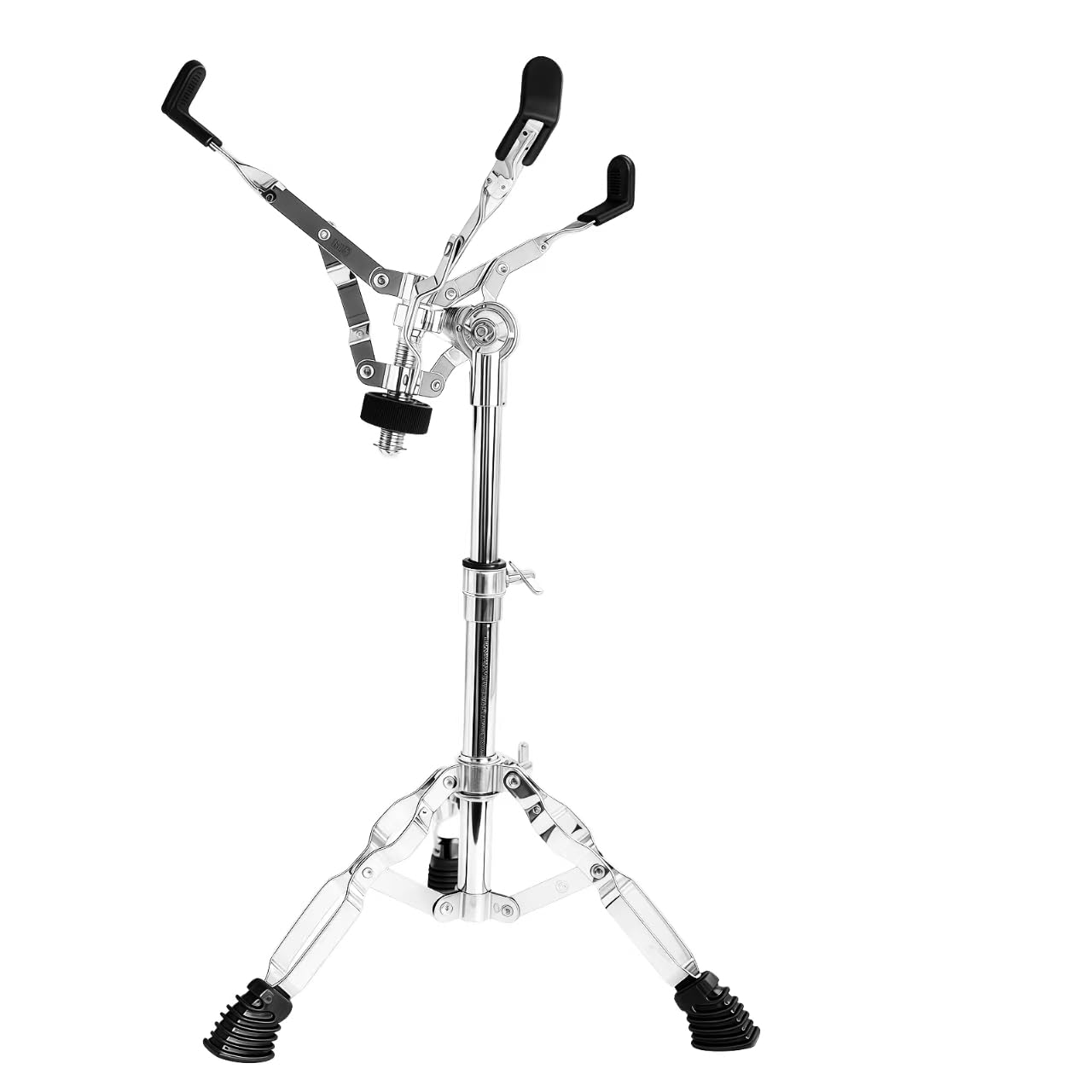 HYBIZEJZ Snare Drum Stand - Super stable Dual support tripod, Sturdy and anti slip Quick-Release Height Adjuster (14.5-25) Suita