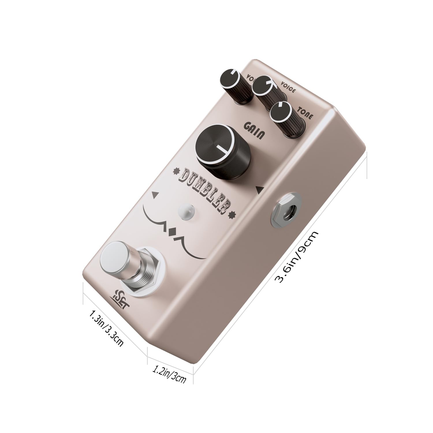 ISET Guitar Dumble Overdrive Pedal Classical Blues Mini Single Effect Pedal For Electric Guitar Bass True Bypass