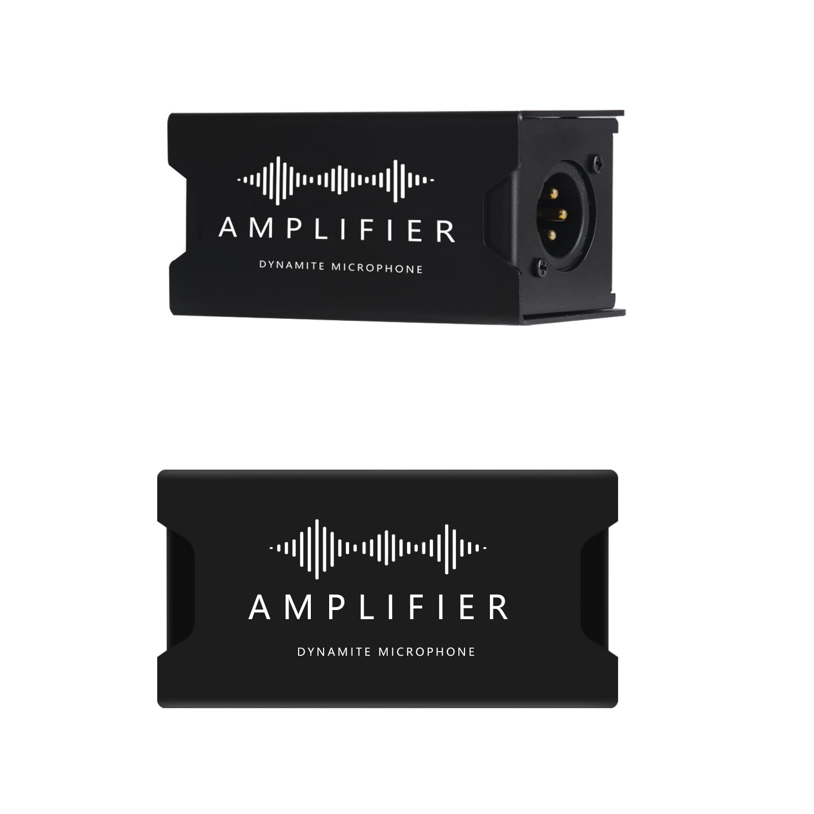 Microphone Preamp Mic Gain XLR Mic Preamplifier Audio Booster Ultra-Clean Gain Dynamic Noise Reduction for Home Studio, Podcasts