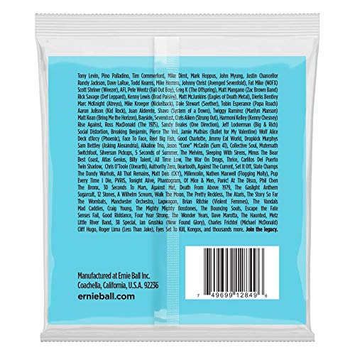 Ernie Ball Super Long Scale Slinky Nickel Wound Bass Guitar Strings, 45-105 Gauge (P02849)