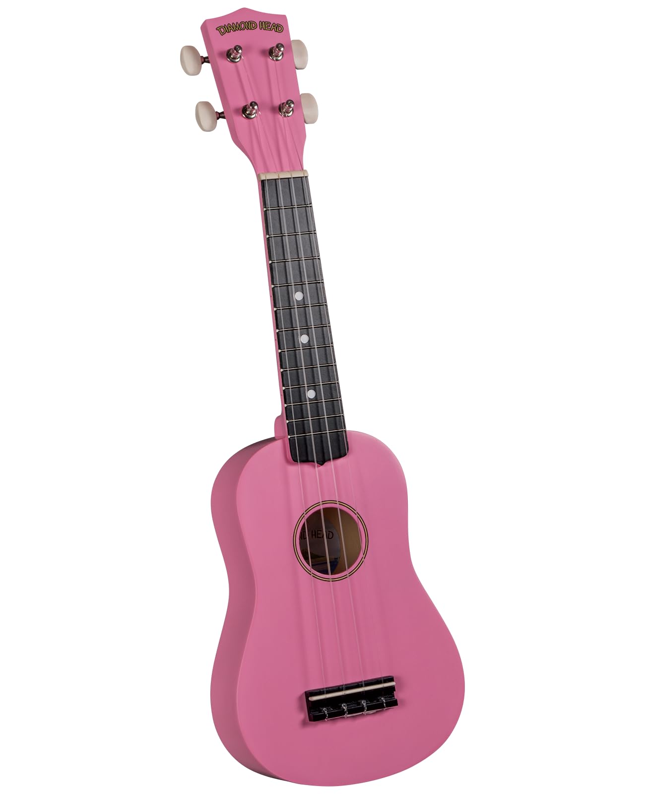 Diamond Head DU-129 Tropical Satin Series Soprano Ukulele - Flamingo Pink