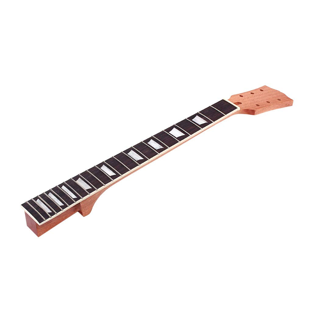 Ogdni 22 Fret Guitar Neck Mahogany Rosewood Fingerboard for Lp Electric Guitar Neck Replacement
