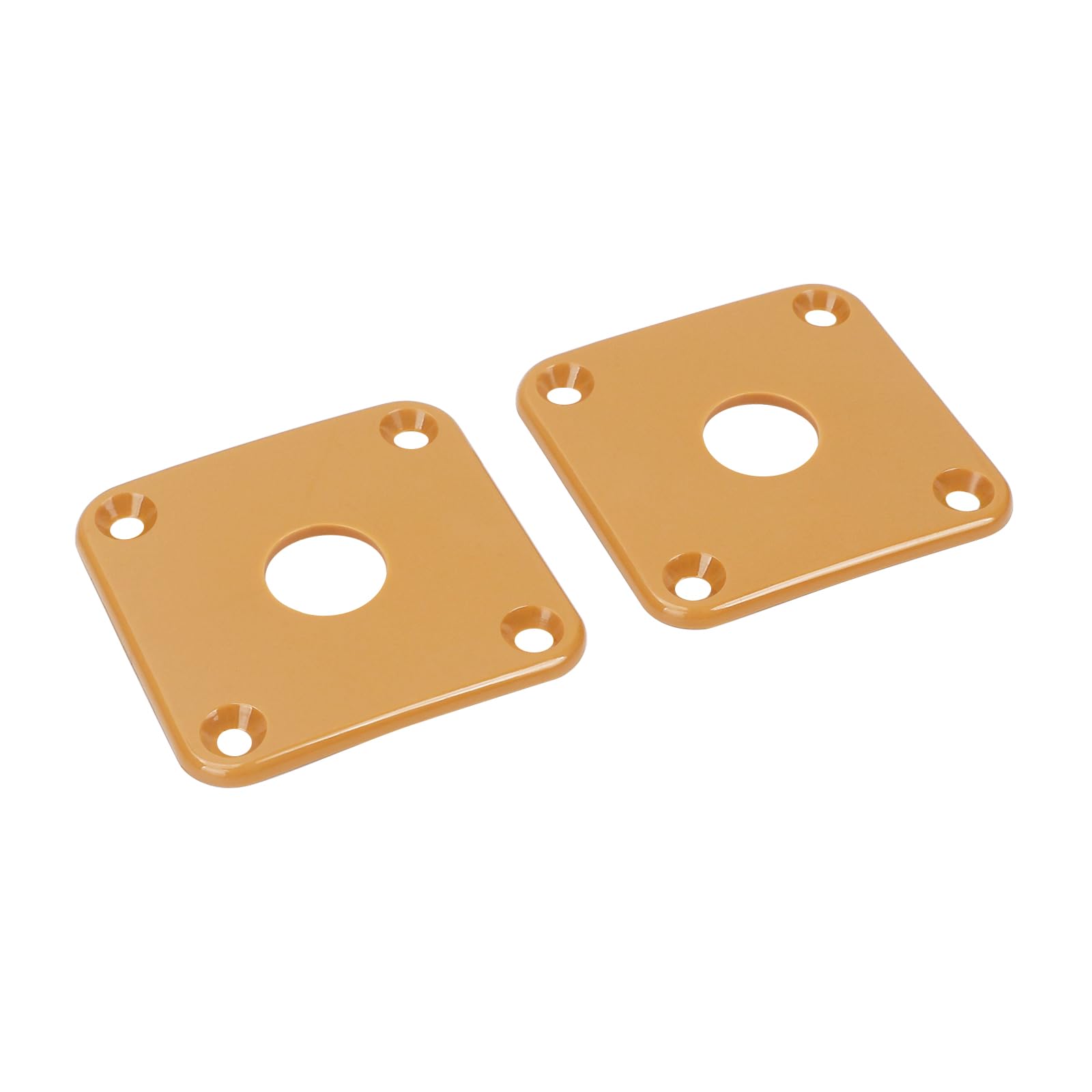 Banworks Plastic Guitar Jack Plate Square Curved Output Jackplates Cover for Gibson Epiphone Epi LP Les Paul Electric Guitars Pa