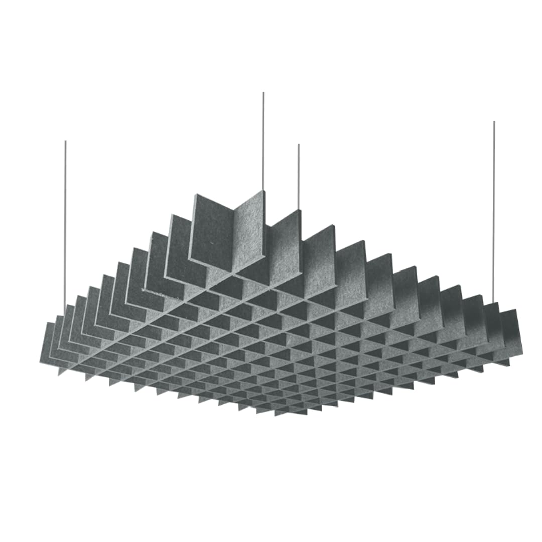 Timber Acoustics Acoustic Ceiling Grid Cloud for Sound Absorption | Aesthetic, Easy to Install, Durable Acoustic Panels for Offi