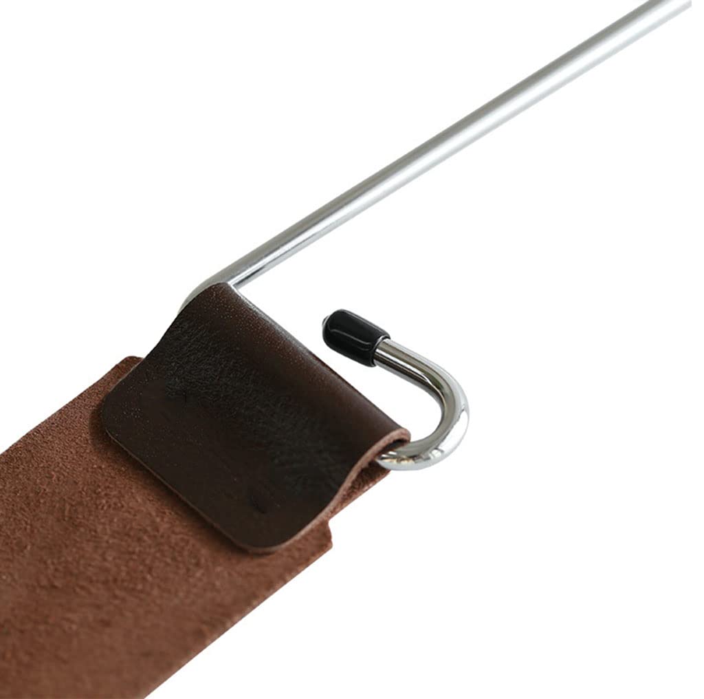 TUOREN Guitar Leather Support Z Shape Classical Guitar Support Rest Leg Bracket Musical Instruments Accessories Brown