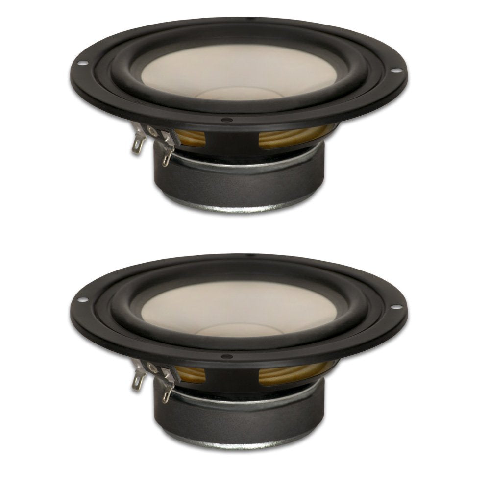 Goldwood Sound, Inc. Stage Subwoofer, Poly Cone 5.25 Woofers 130 Watts Each 4ohm Replacement 2 Speaker Set (GW-S525/4-2)