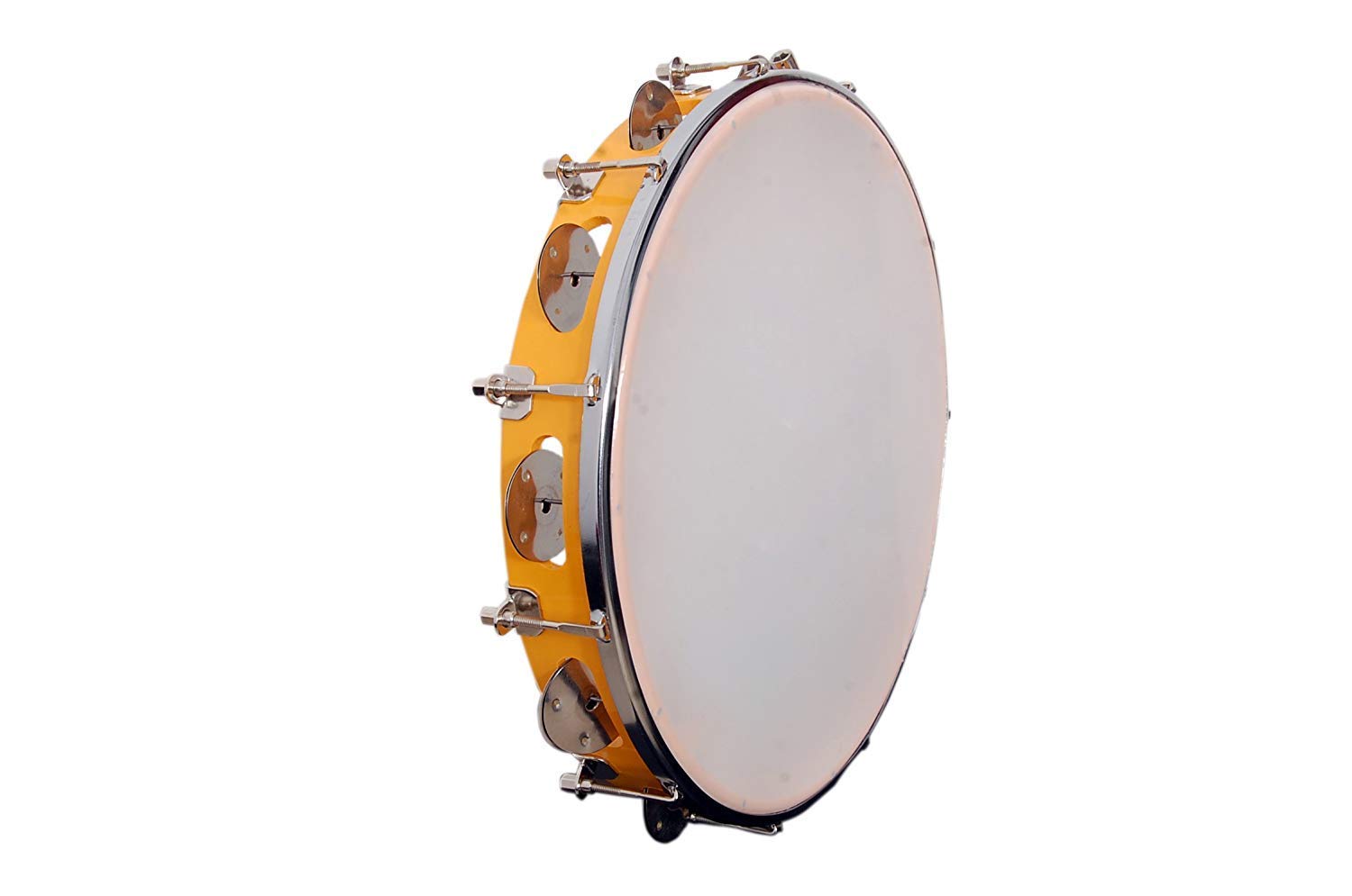Sai Musicals Super Band (Ssb1473) - Kanjira Fibre Size 8 With Plastic Head Available In Multi Colours