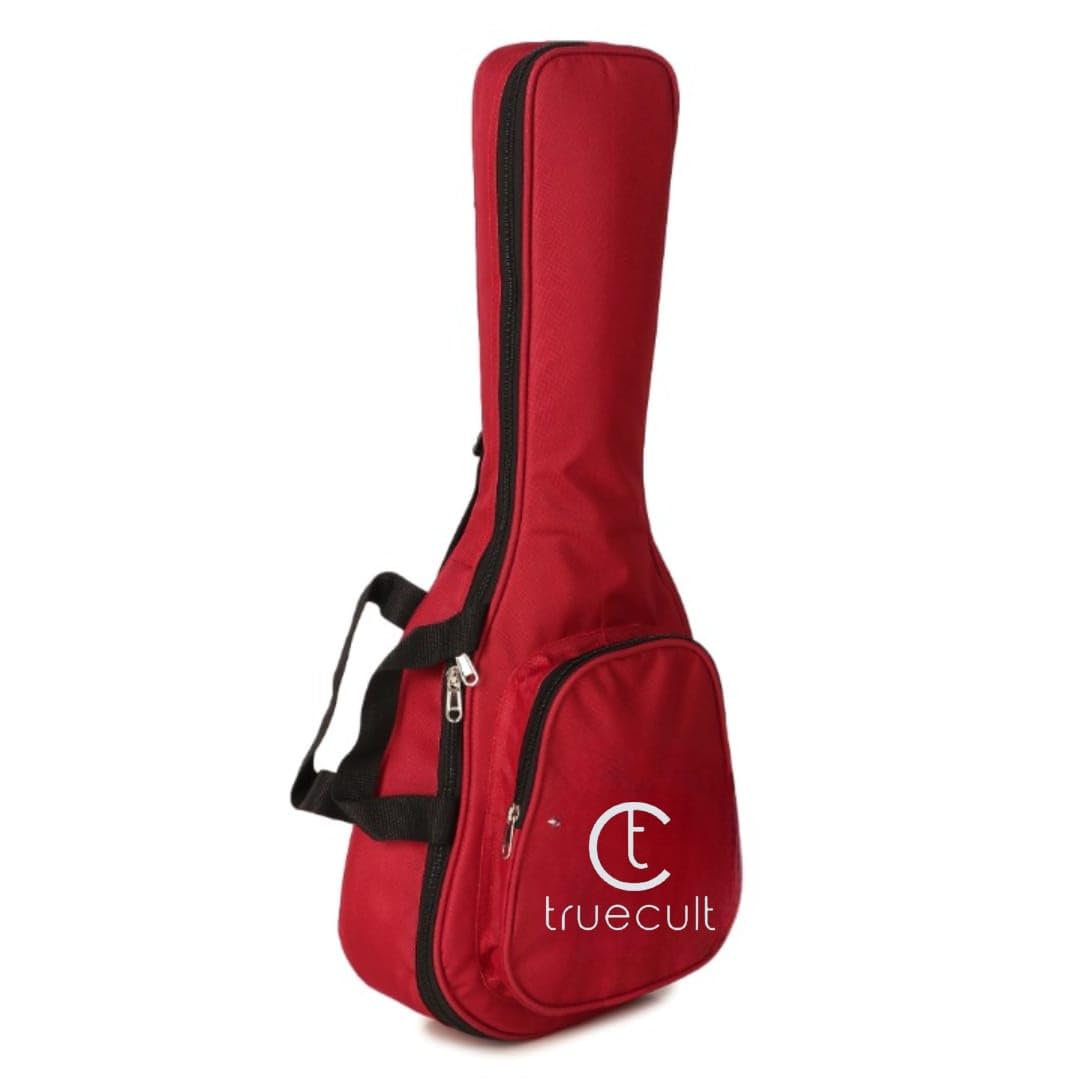 True Cult Ukulele Bag Cover For Concert/Tenor/Soprano Ukulele Padded Quality (Red)