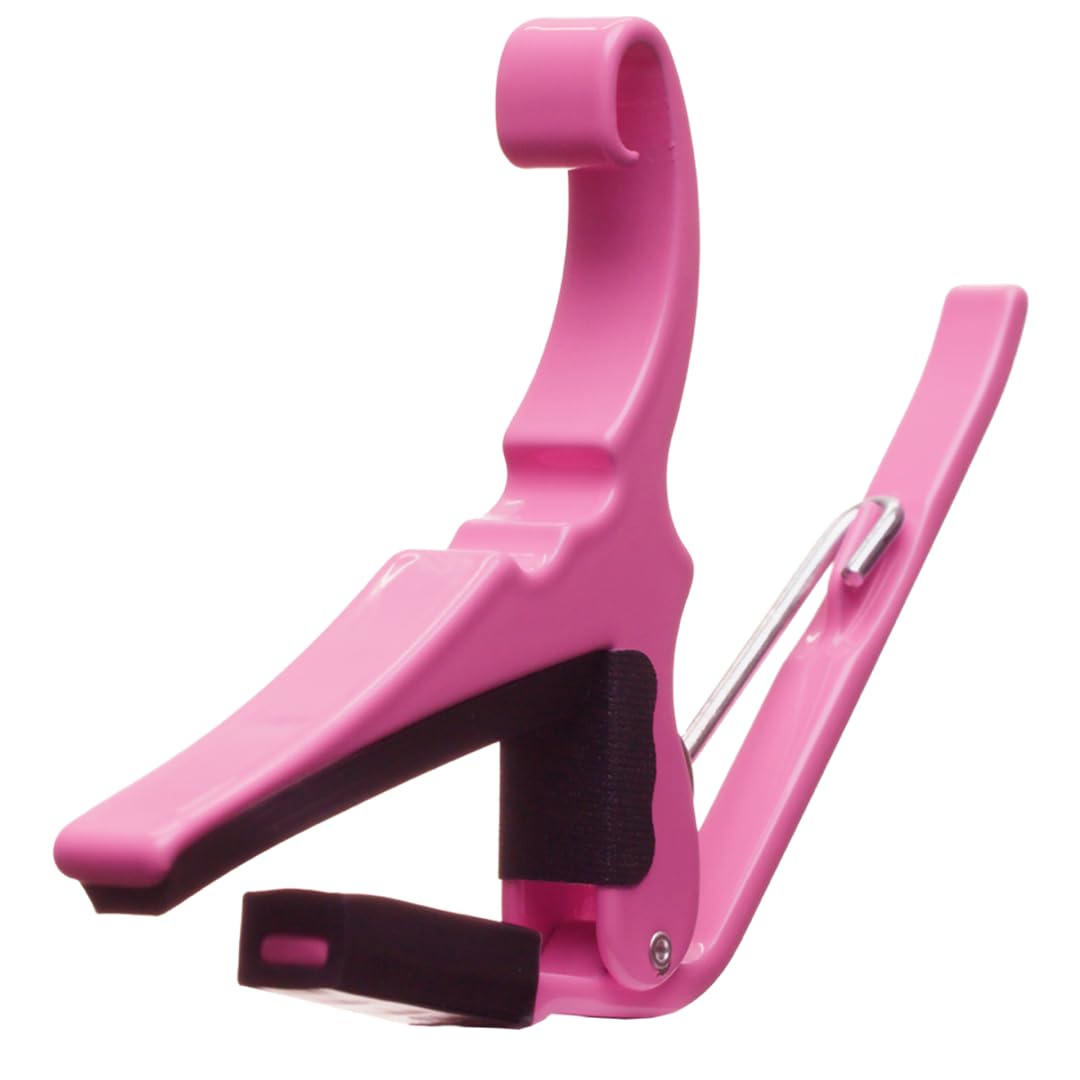 Kyser Quick-Change Guitar Capo for 6-string acoustic guitars, Pink Revival