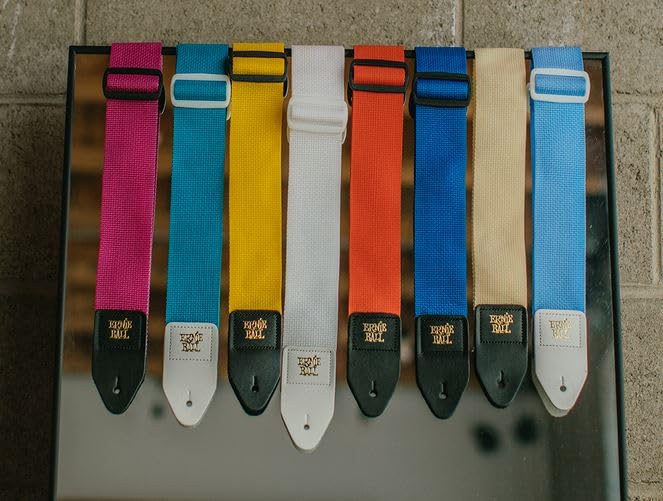 Ernie Ball Polypro Guitar Strap, Rainbow (P04044)