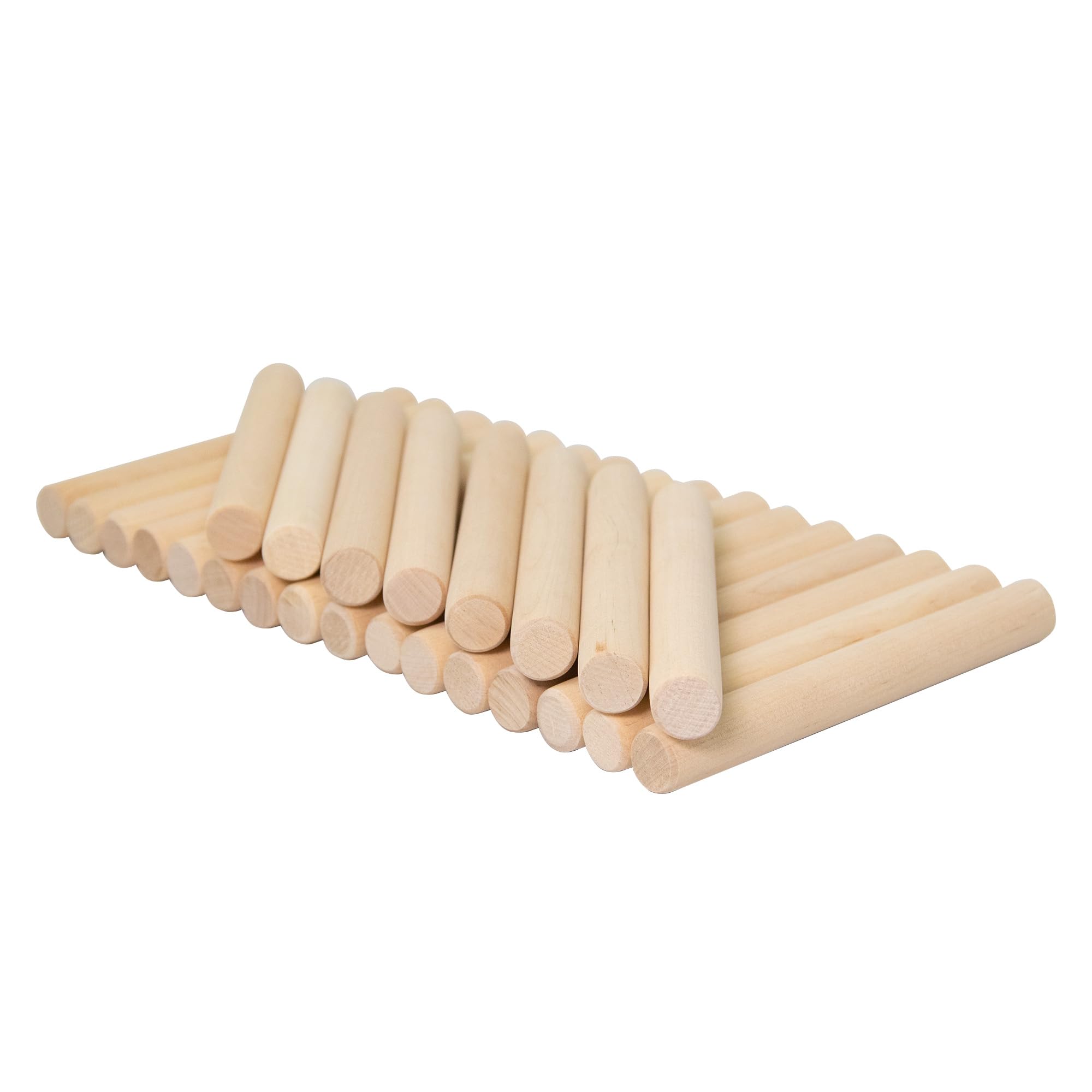 West Music BBSL6 6 Maple Lummi Sticks (12 Pairs) - Durable Classroom Percussion Tool for Kids - Ideal for Rhythm Learning & Grou