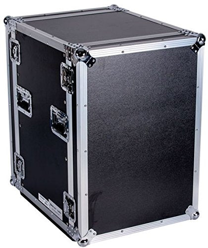 Fly Drive Case 16u Space Professional DJ Amplifier Case - 21-Inch Body Depth with Wheels