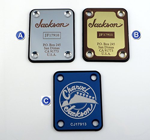 Jackson Tribute Neck Plate - Choose Design And Color - Custom Engraved Or Printed