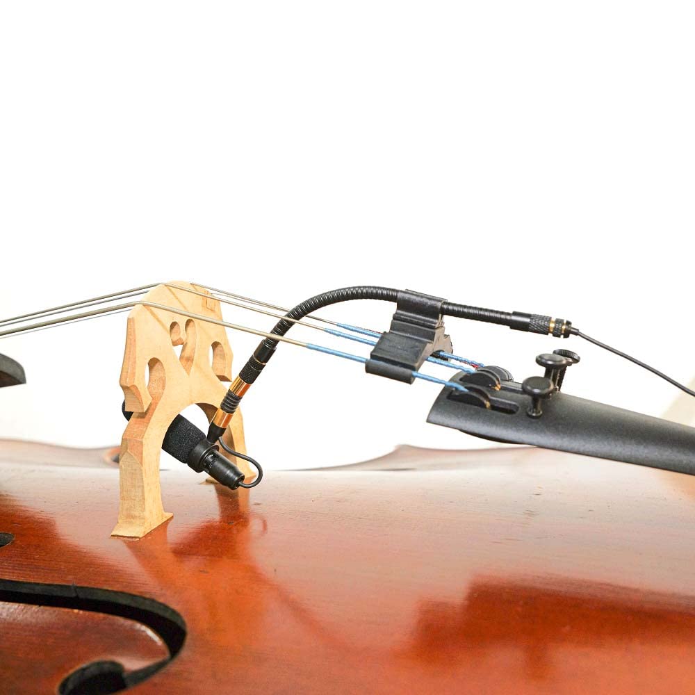 Rannsgeer Pmmb19-Cello Musical Instrument Microphone With Cello Clamp & 5 Connectors