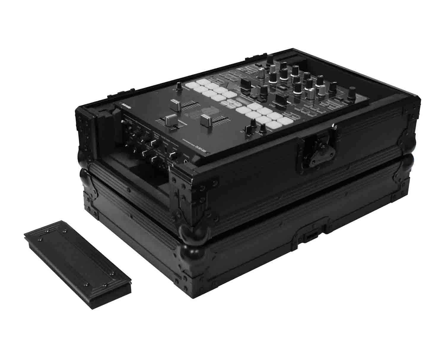 Odyssey Universal Black 10 Format DJ Mixer Flight Case with Extra Deep Rear Compartment
