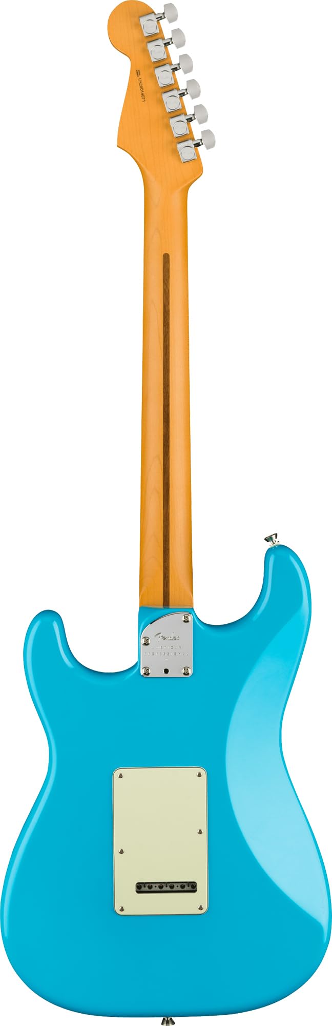 Fender American Professional II Stratocaster - Miami Blue Bundle with Case, Strap, Cable, and Guitar Cleaning Kit