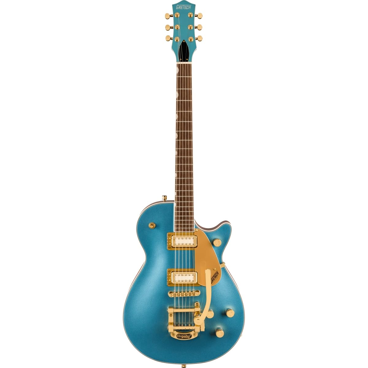 Gretsch Electromatic Pristine LTD Jet Single-Cut 6-String Right-Handed Electric Guitar with Bigsby Tailpiece (Mako)