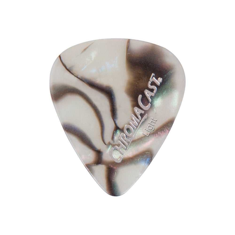 ChromaCast Pearl Celluloid Guitar Pick 10 Pack, Light Gauge (.60mm)