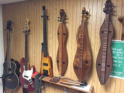 String Swing Dulcimer Hanger Wall Mount Holder CC01D-O Solid Oak Hardwood Block