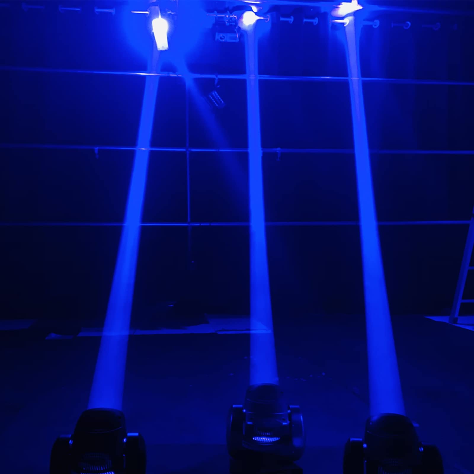 90W LED Moving Head DJ Lights Mini Beam Stage Lights with Sound Activated RGBW 4 In1 Super Bright Spot Light DMX Control for Wed