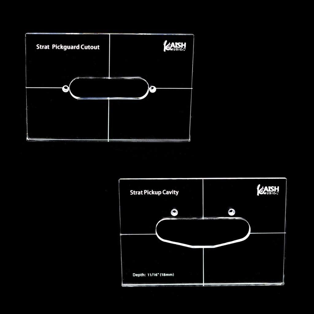 Dopro Acrylic Single Coil Pickup Routing Template Pickup Templates for Pickguard Rout