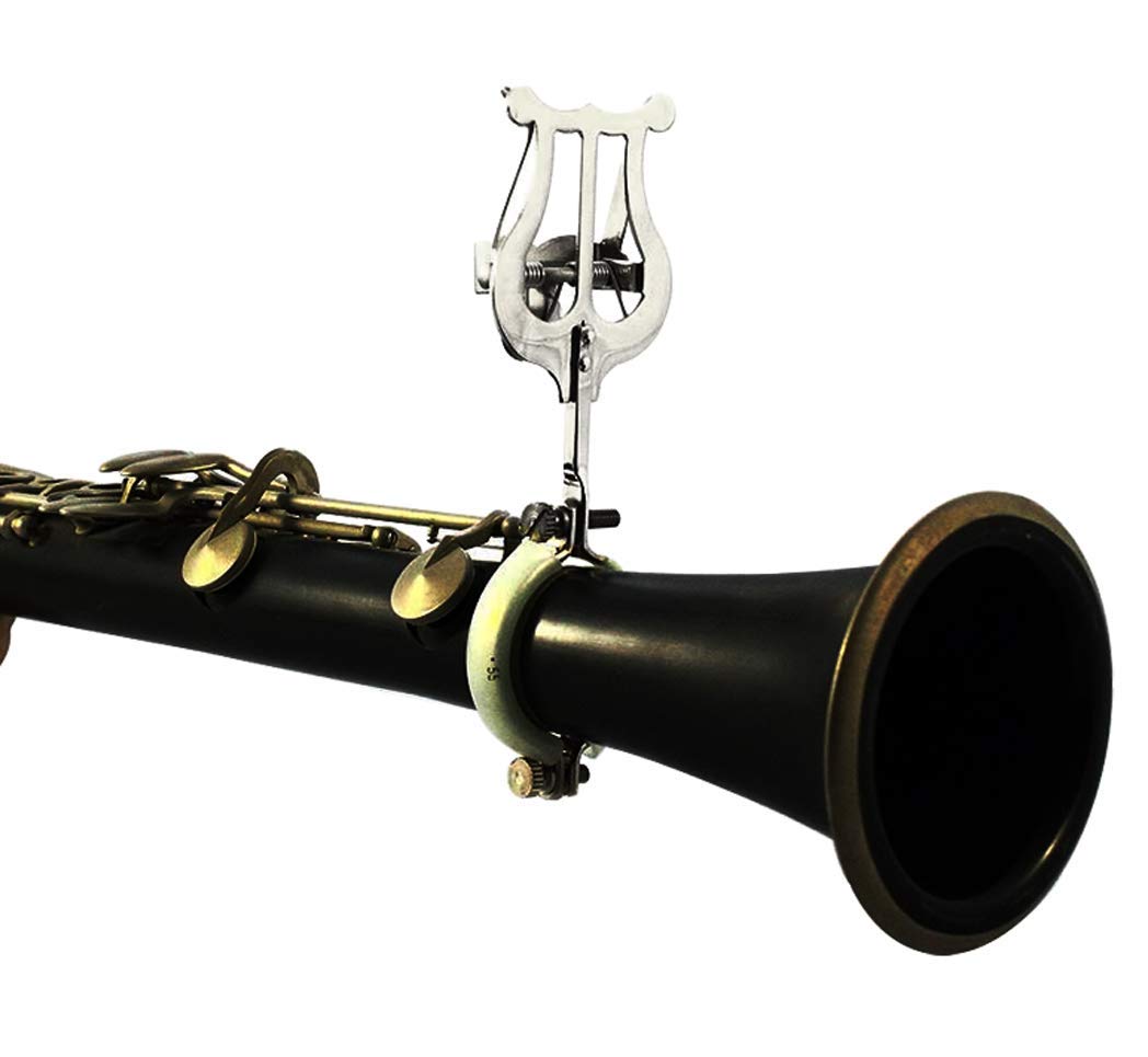 Clarinet Marching Lyre - Clarinet Lyre Clamp Sheet Clip Holder, Clarinet Sheet Music Lyre, Clarinet Lyre Sheet Music Clamp Stand